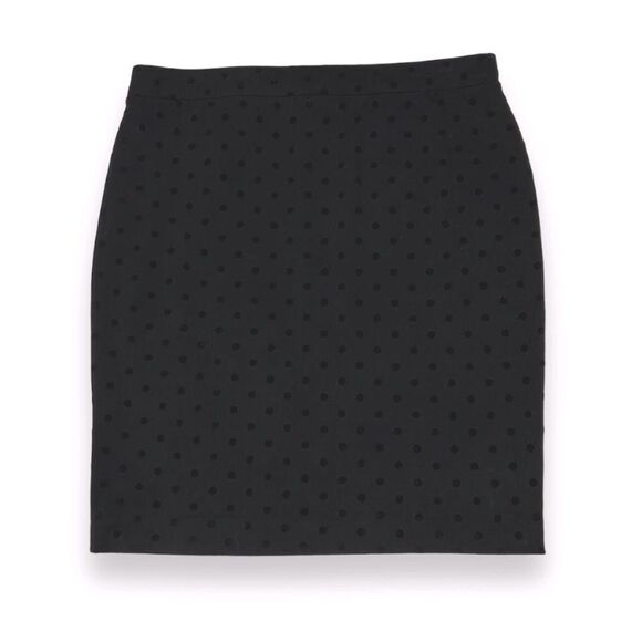 Elle Black Polka Dot Mini Skirt Size Large - Picture 5 of 7